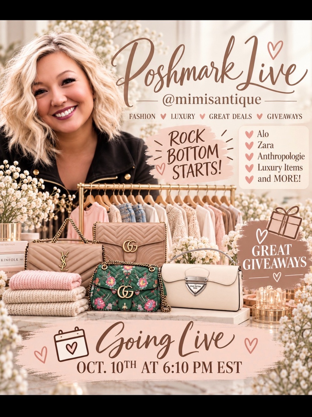 WELCOME TO MY LIVE! 💕 LIVE SHOW DETAILS • GIVEAWAYS • POLICIES 💕